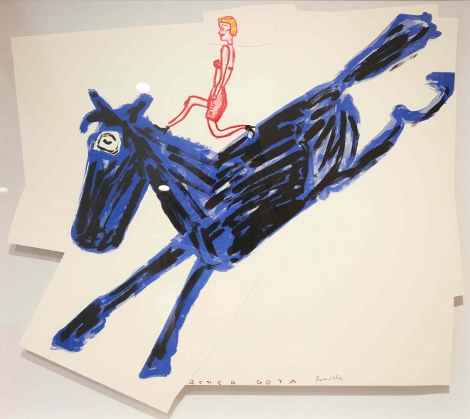 로즈 와일리 Blue Horse with Girl, 2020