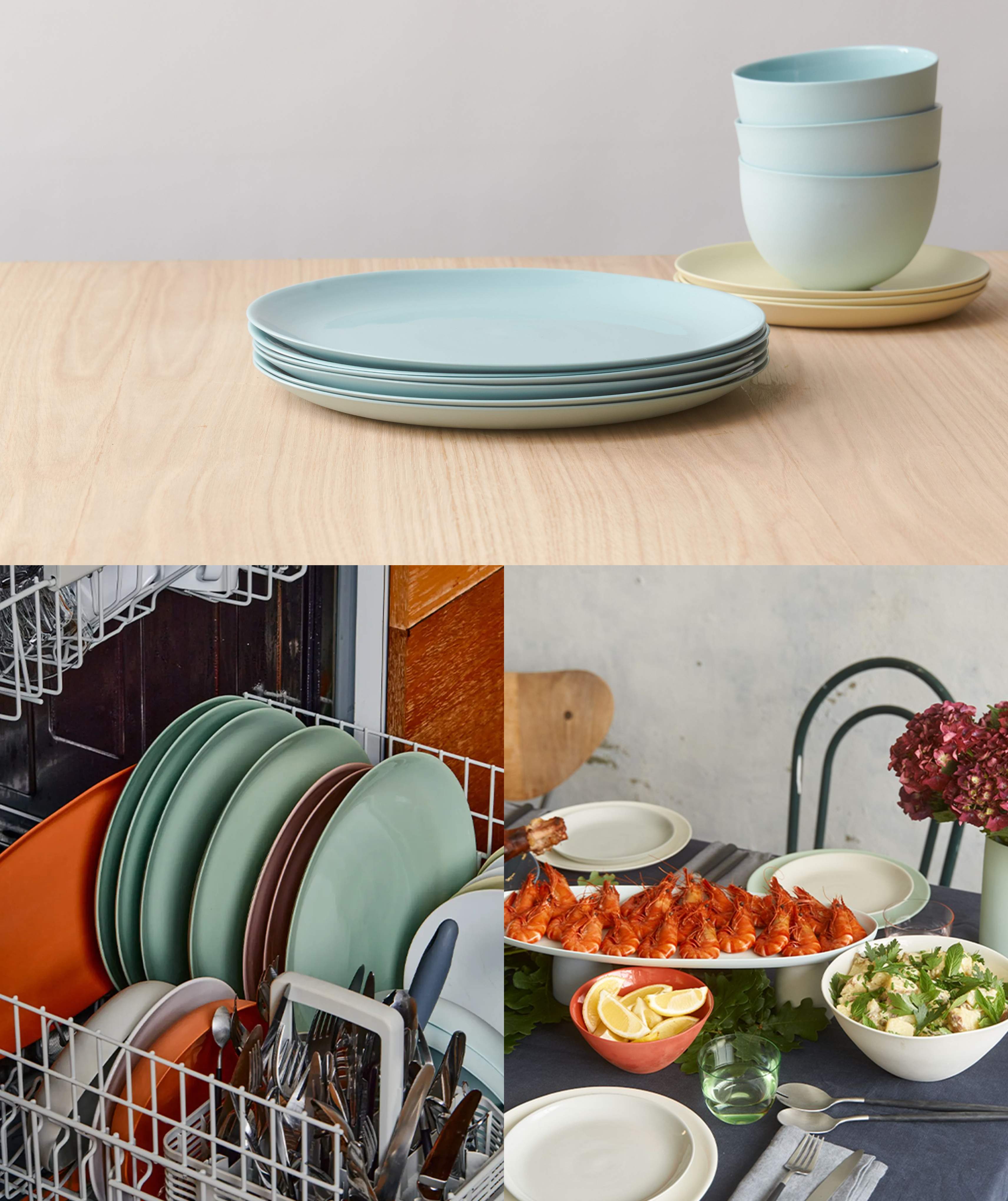 Flared dinner plate