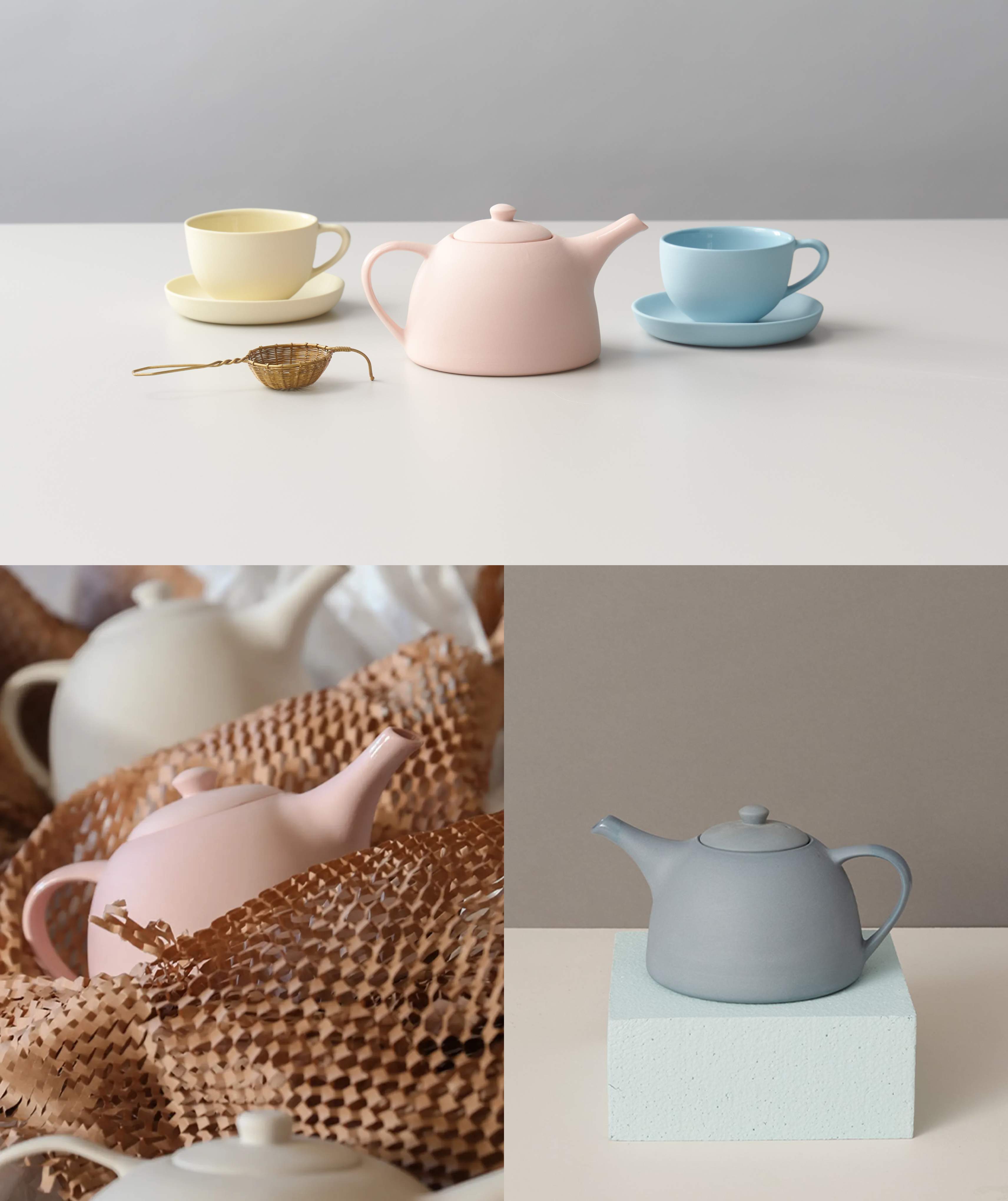 Round teapot 2-cup