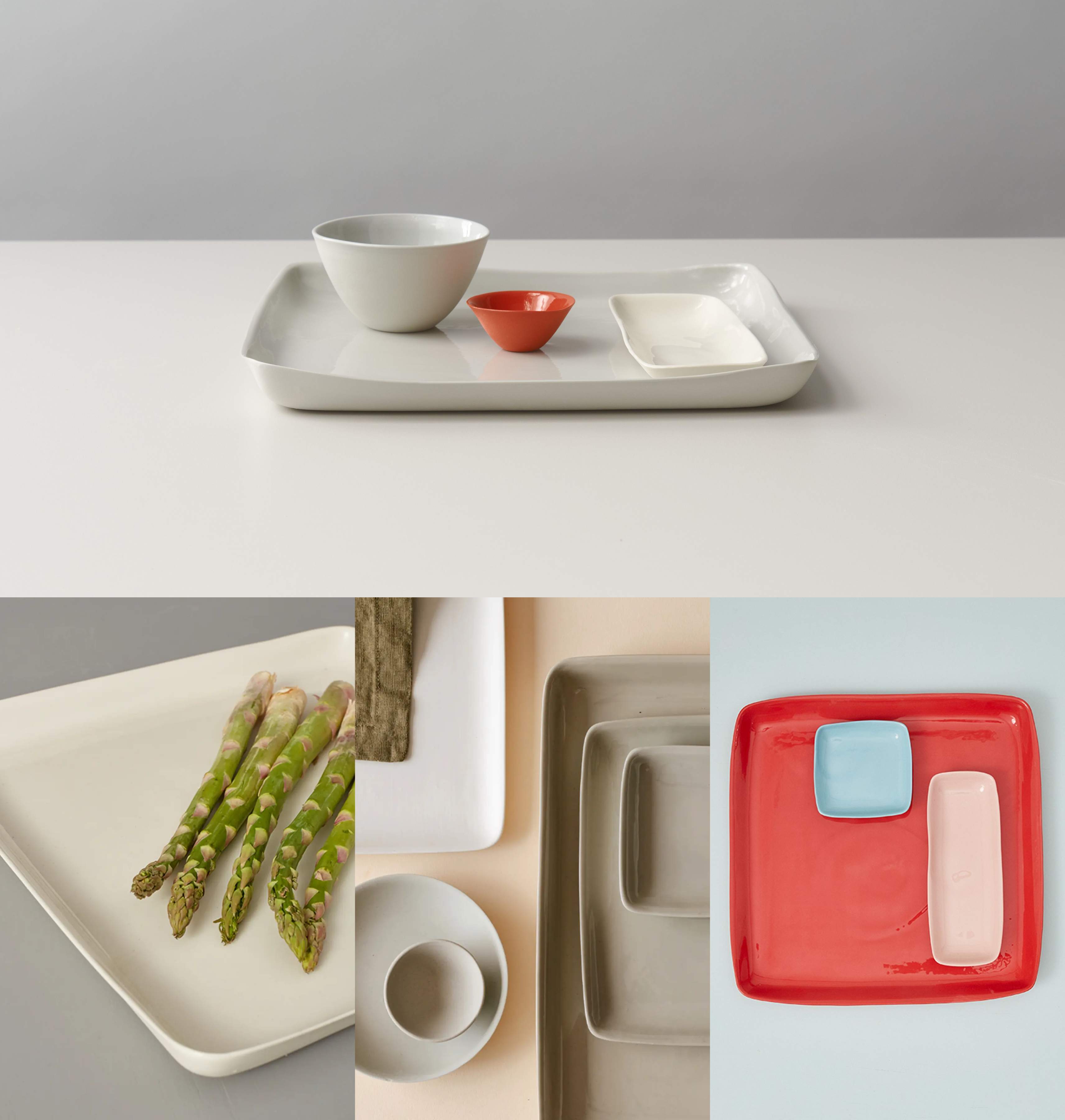 Square platter large