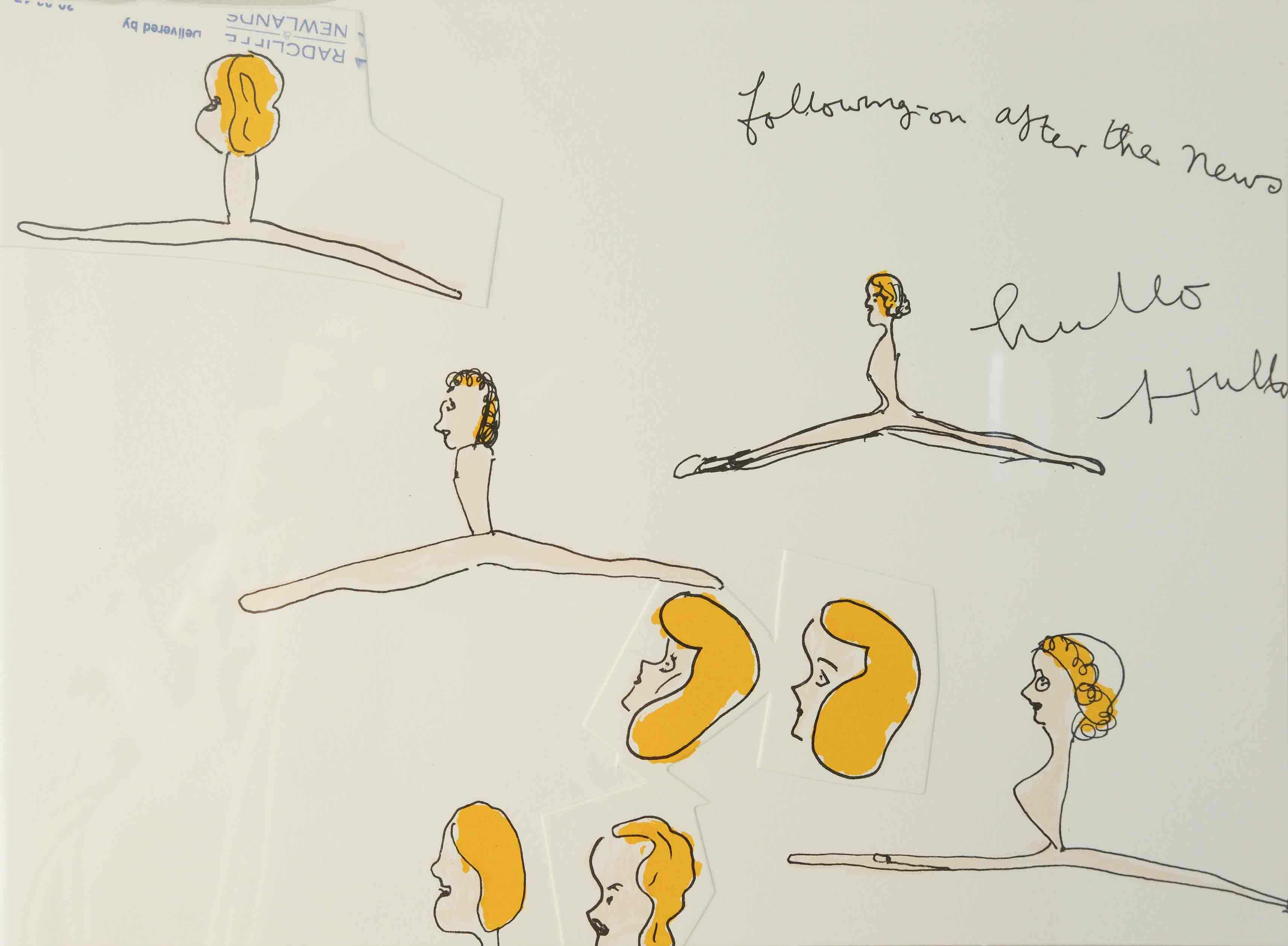 Rose Wylie Hullo, Hullo, following-on after the news 2020, edition of 100