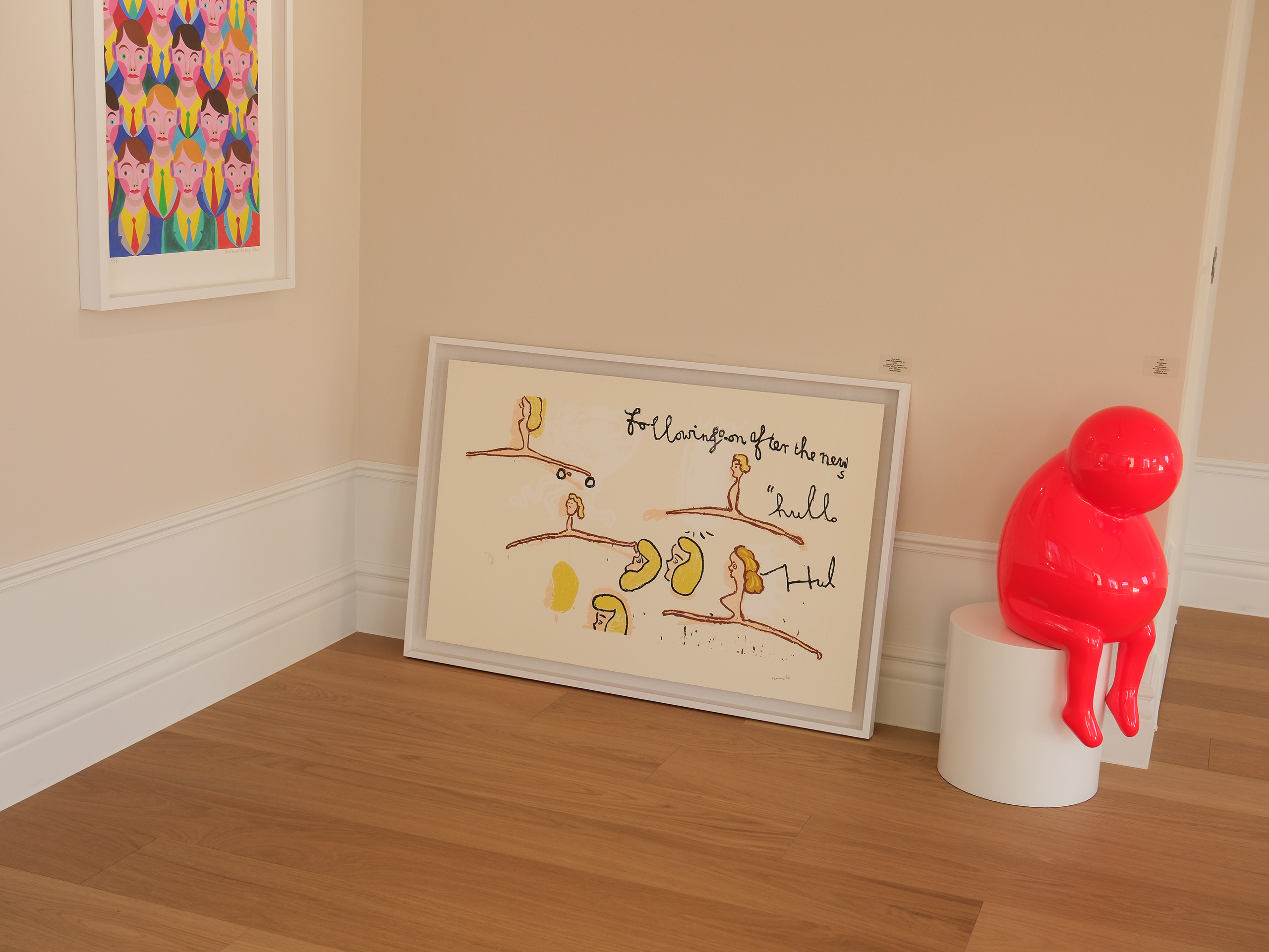 Rose Wylie Hullo, Hullo, following-on, 2020