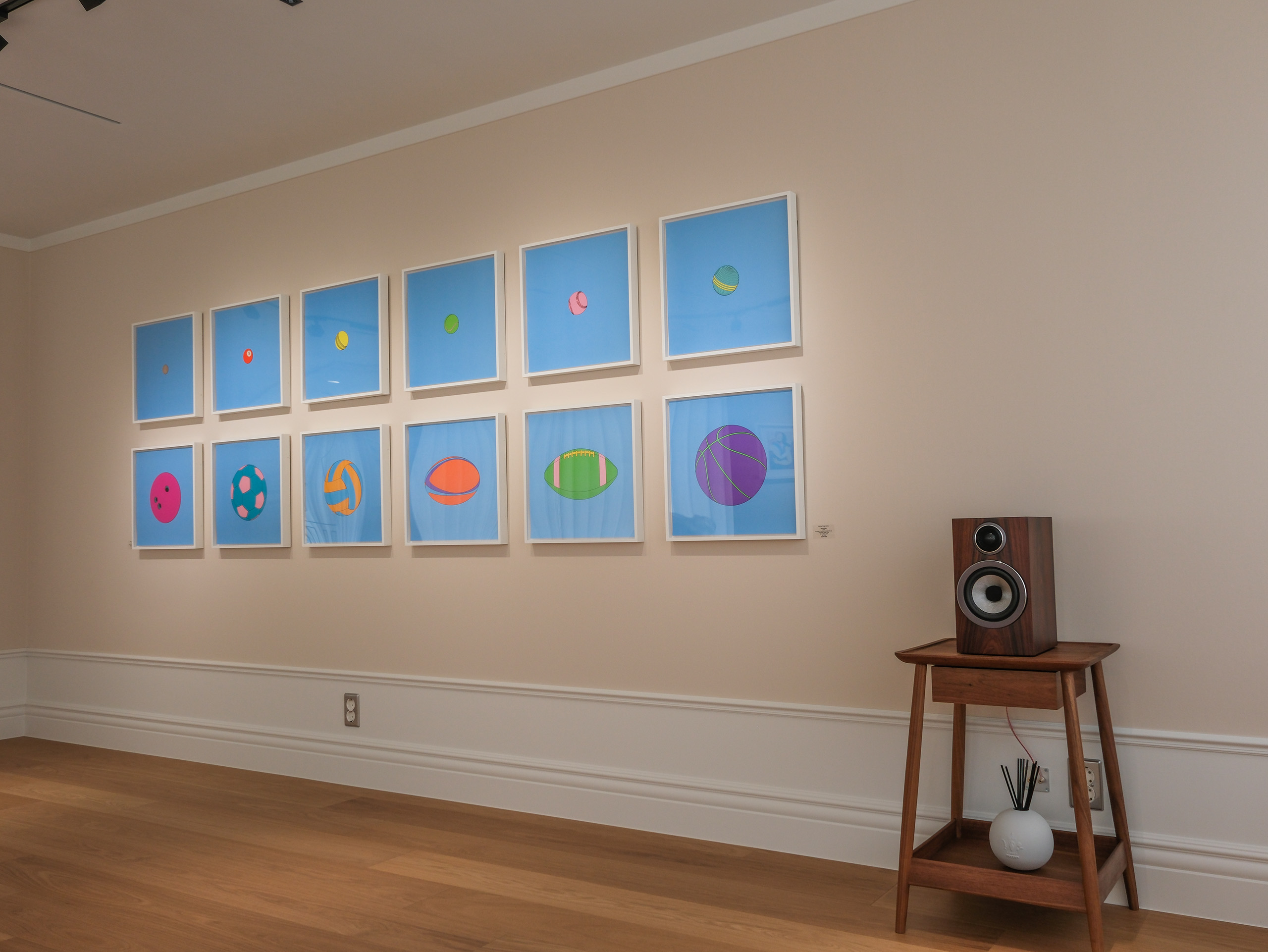 Michael Craig-Martin Sport Balls, 2019